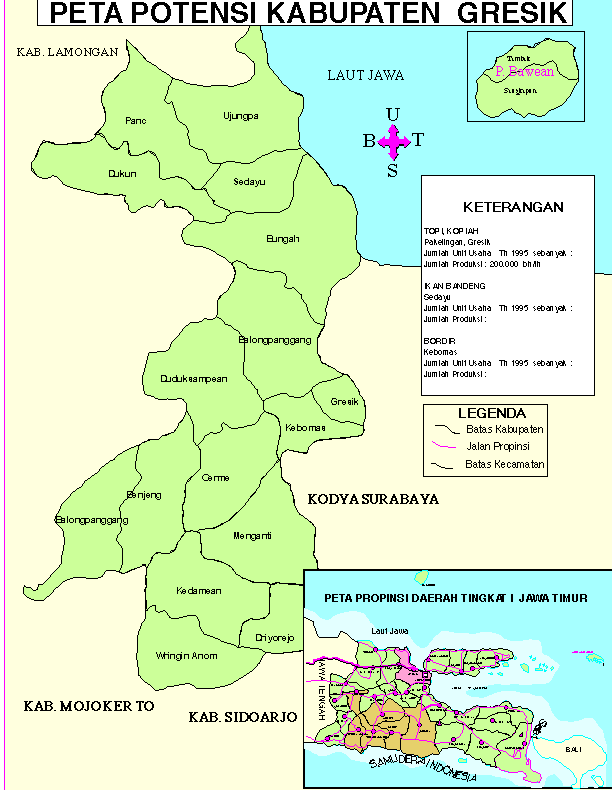 POTENTIAL MAP OF GRESIK REGENCY