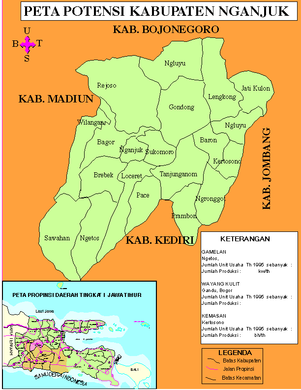 Peta Potensi Kabupaten Nganjuk