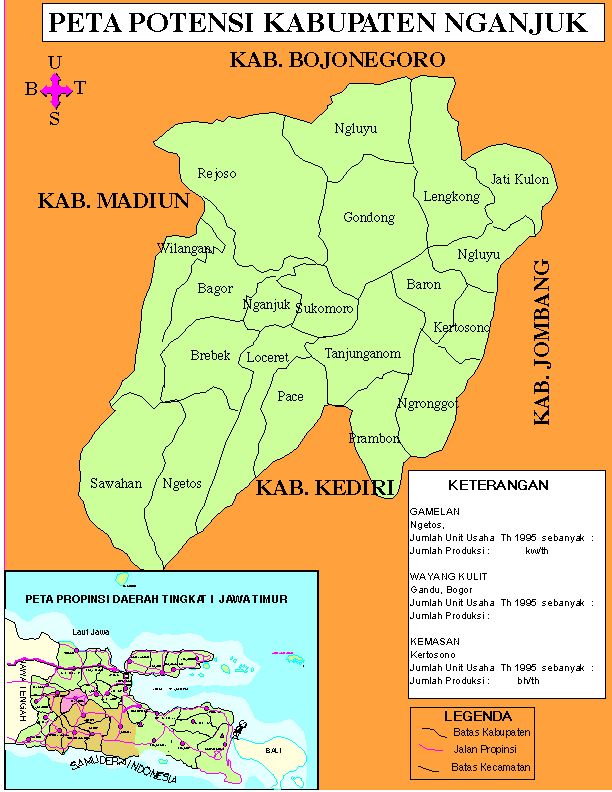 POTENTIAL MAP OF NGANJUK REGENCY