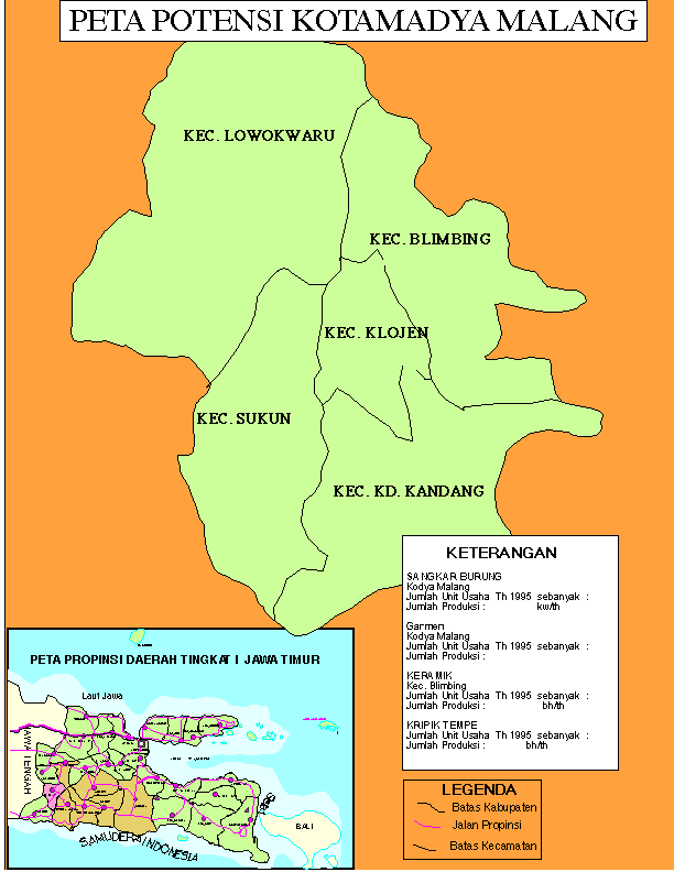 POTENTIAL MAP  OF MALANG 